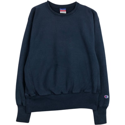 古着 チャンピオン Champion REVERSE WEAVE リバースウィーブ 目無し 無地 ブランクスウェットシャツ トレーナー メンズM相当/eaa633753