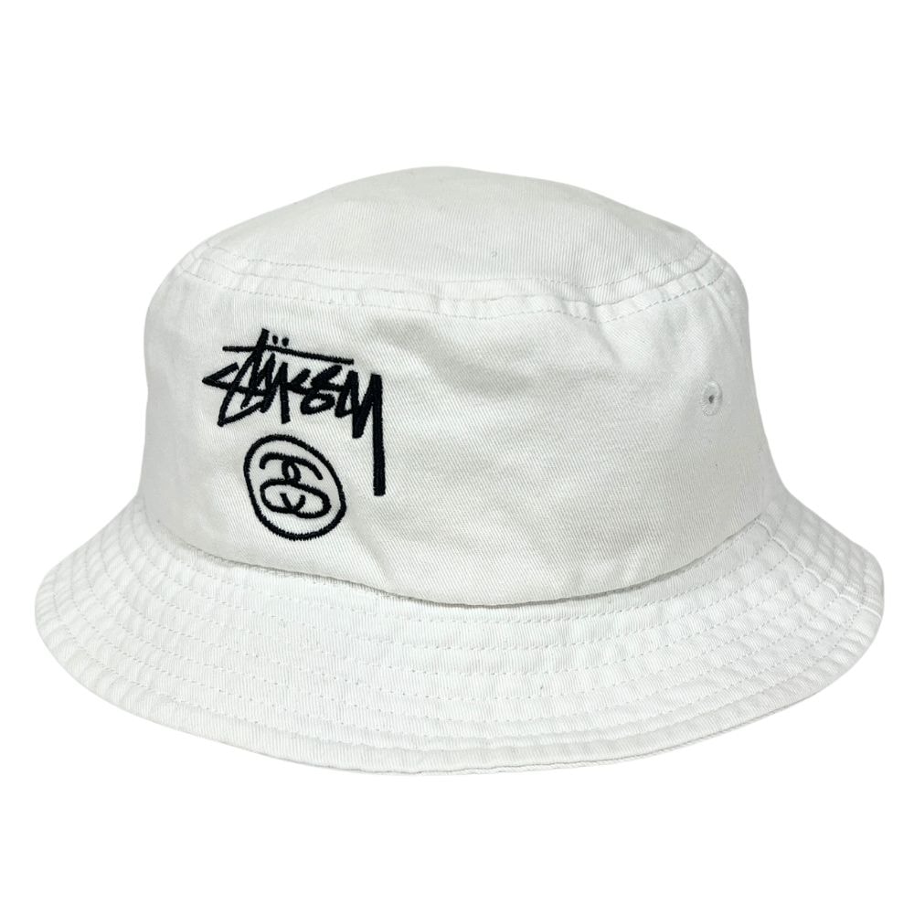 STUSSY ステューシー ロゴ 刺繍 バケットハット 56022