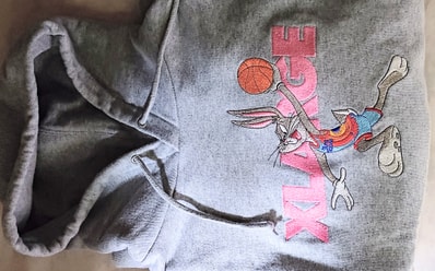 スペースジャムエクストララージコラボパーカー