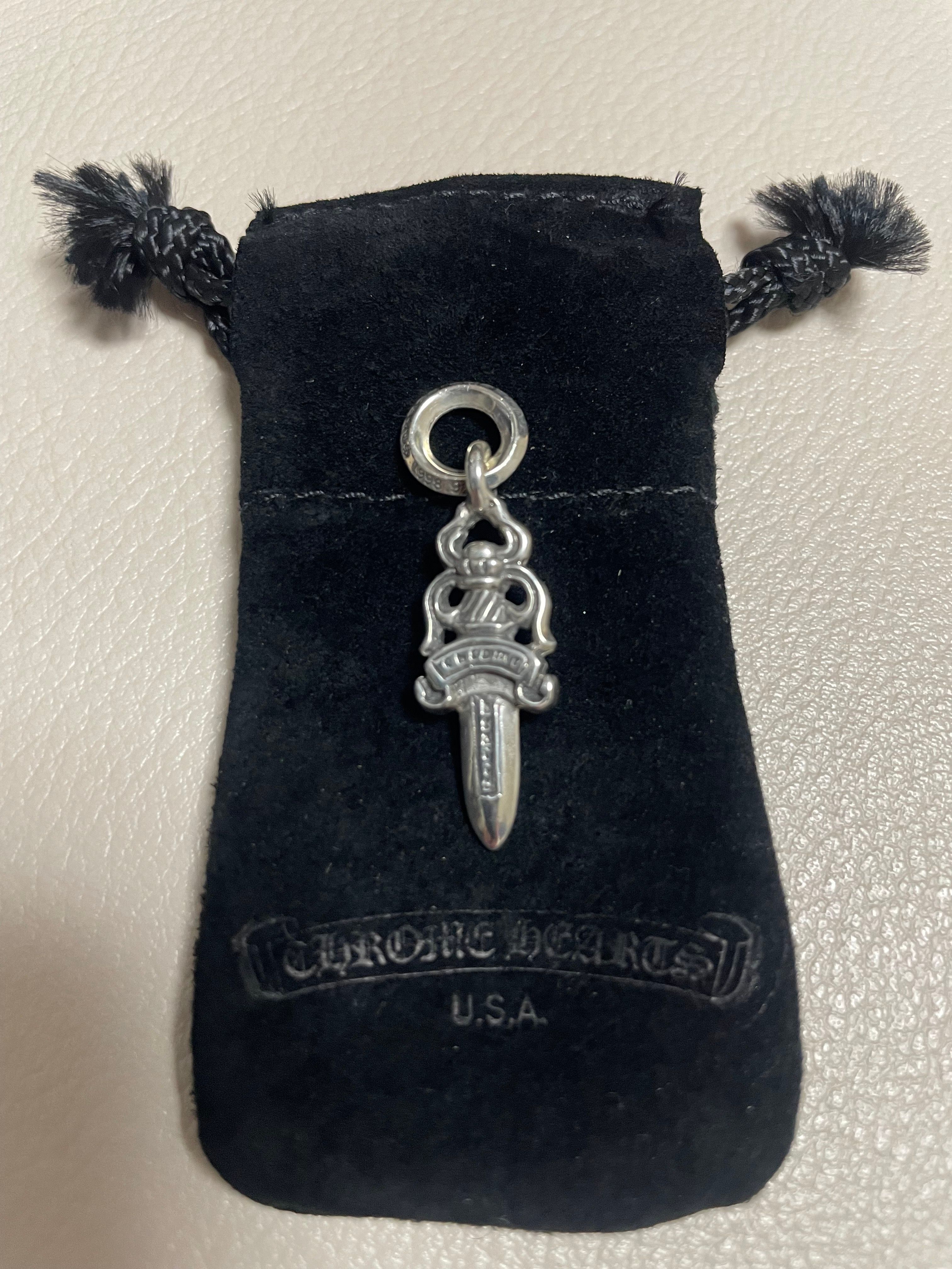 Chrome Hearts # 5 Dagger Charm "Silver"