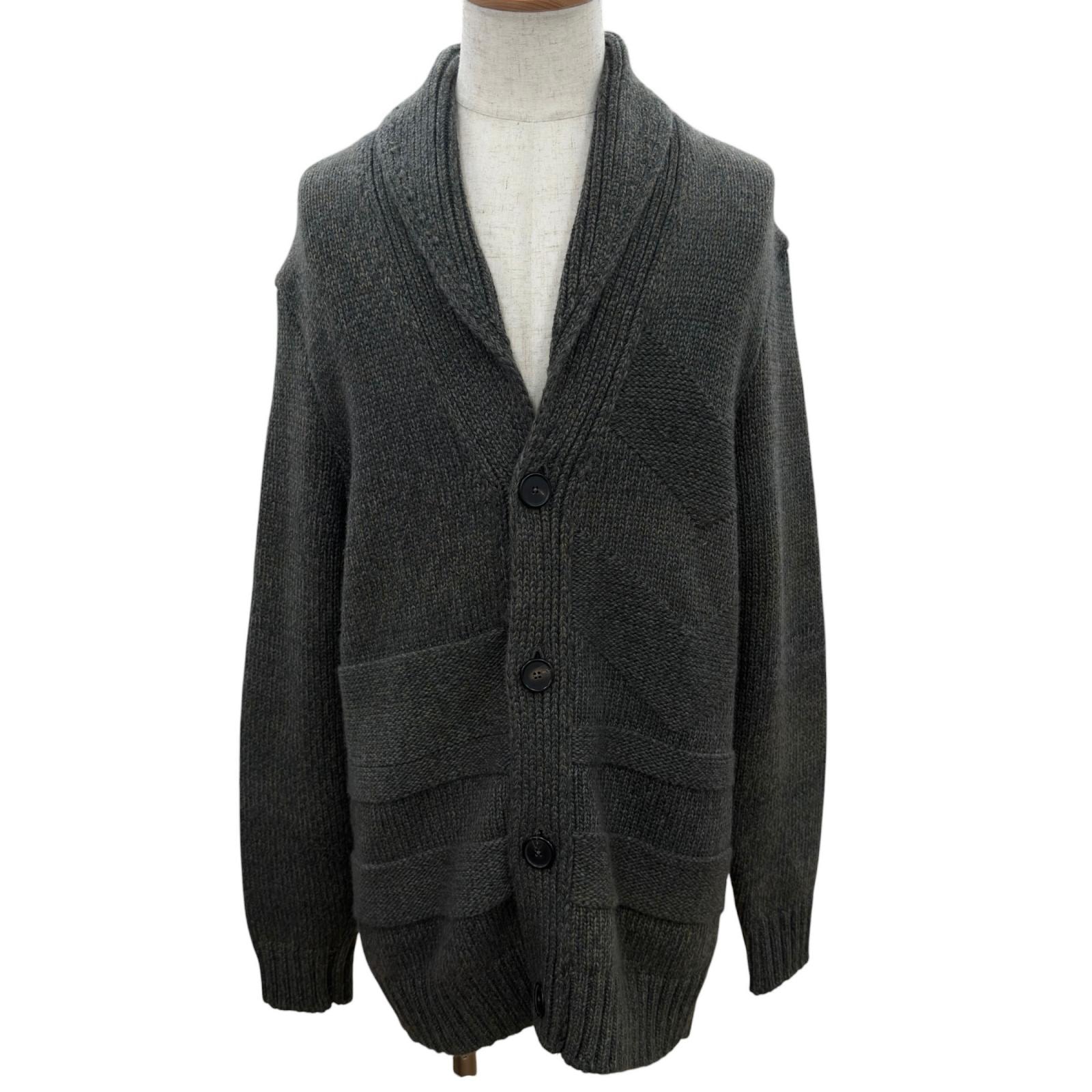 極美品 エルメス カーディガン カーキ メンズ S