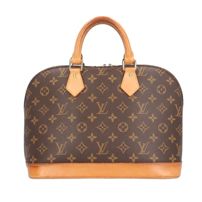 ルイヴィトン アルマPM モノグラム ハンドバッグ モノグラムキャンバス M51130 ブラウン レディース LOUIS VUITTON 中古