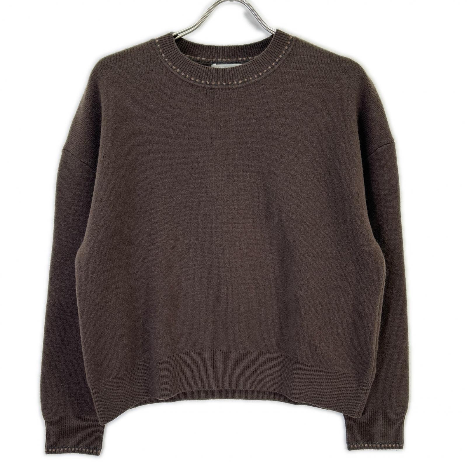 セオリーリュクス 5401721 25AW ブラウン Morbi Indy Sweater 38