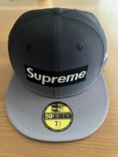 Supreme Gradient Box Logo New Era "Black"