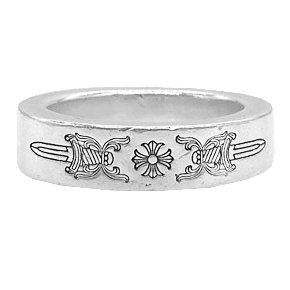 D (傷や汚れあり)】CHROME HEARTS クロムハーツ（原本無） リング 6mm