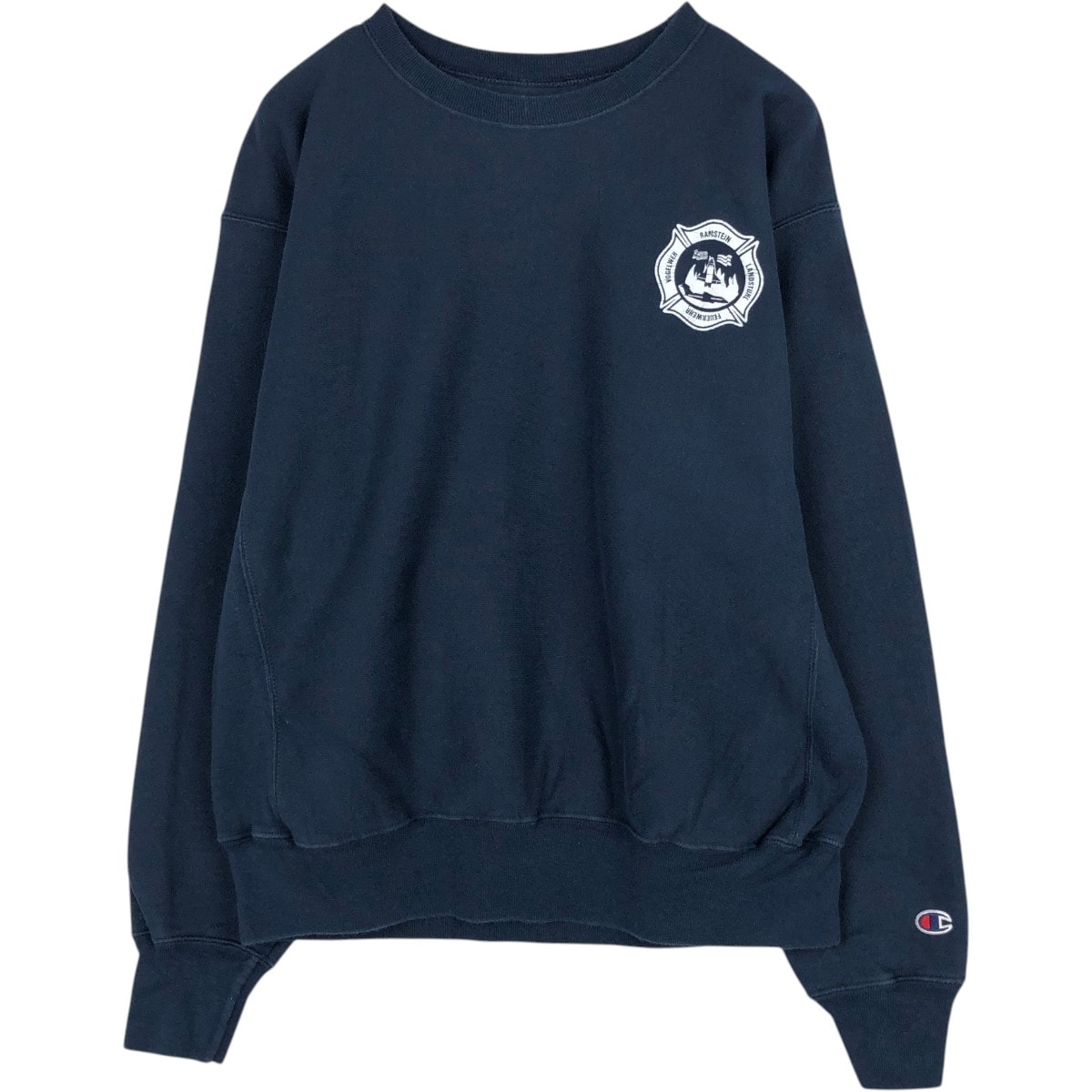 古着 00年代 チャンピオン Champion PREMIUM REVERSE WEAVE プレミアムリバースウィーブ プリントスウェットシャツ トレーナー メンズL相当/eaa675193