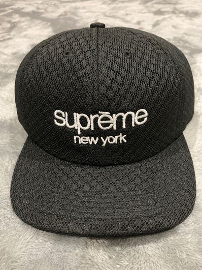 Supreme Classic Logo Air Mesh 6-Panel "Black"