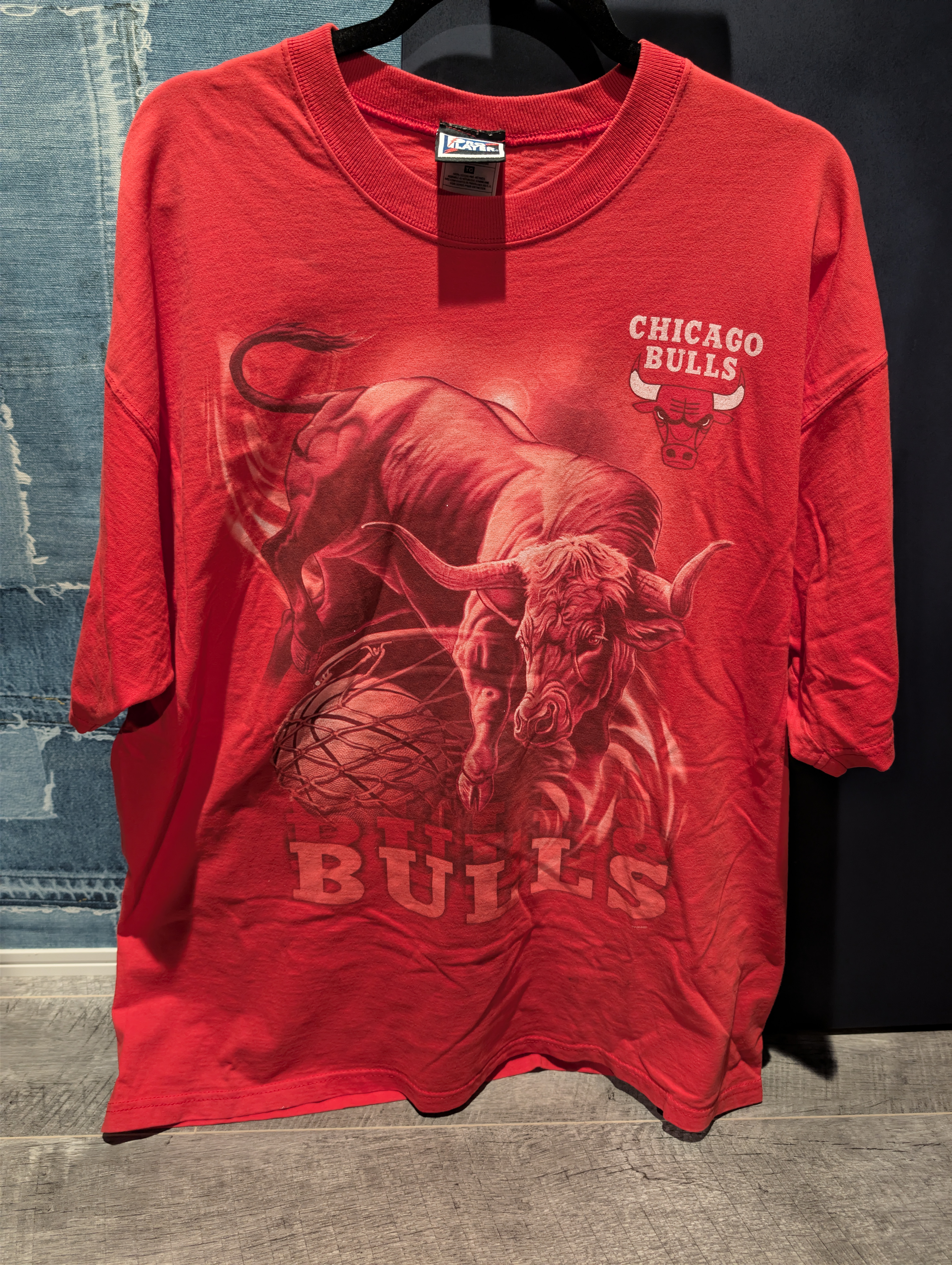 BULLS/ブルズ/NBA/バスケ/Tシャツ/JORDAN/ジョーダン/RODMAN/ロッドマン/PIPPEN/ピッペン/XL/ストリート/アメカジ/VINTAGE/ヴィンテージ/ビンテージ/河村勇輝/ROSE/ローズ/カットソー