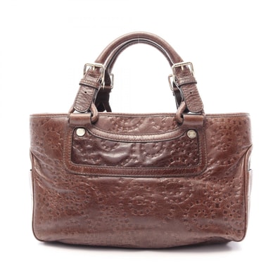 セリーヌ CELINE ブギーバッグ ハンドバッグ バッグ レザー レディース ブラウン系 【中古】