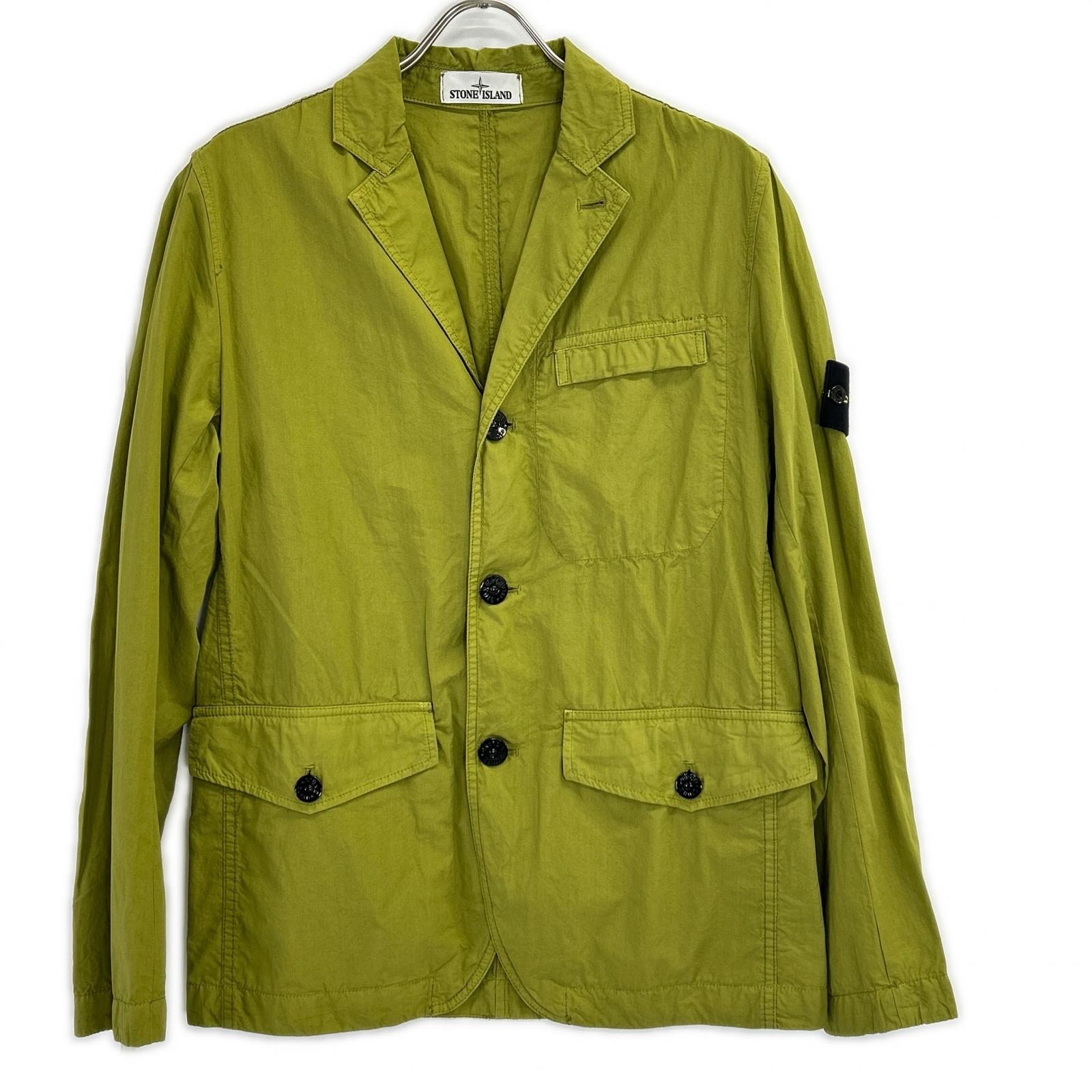 ストーンアイランド 16SS 6125A0603 グリーン TELA PARACADUTE テーラードジャケット