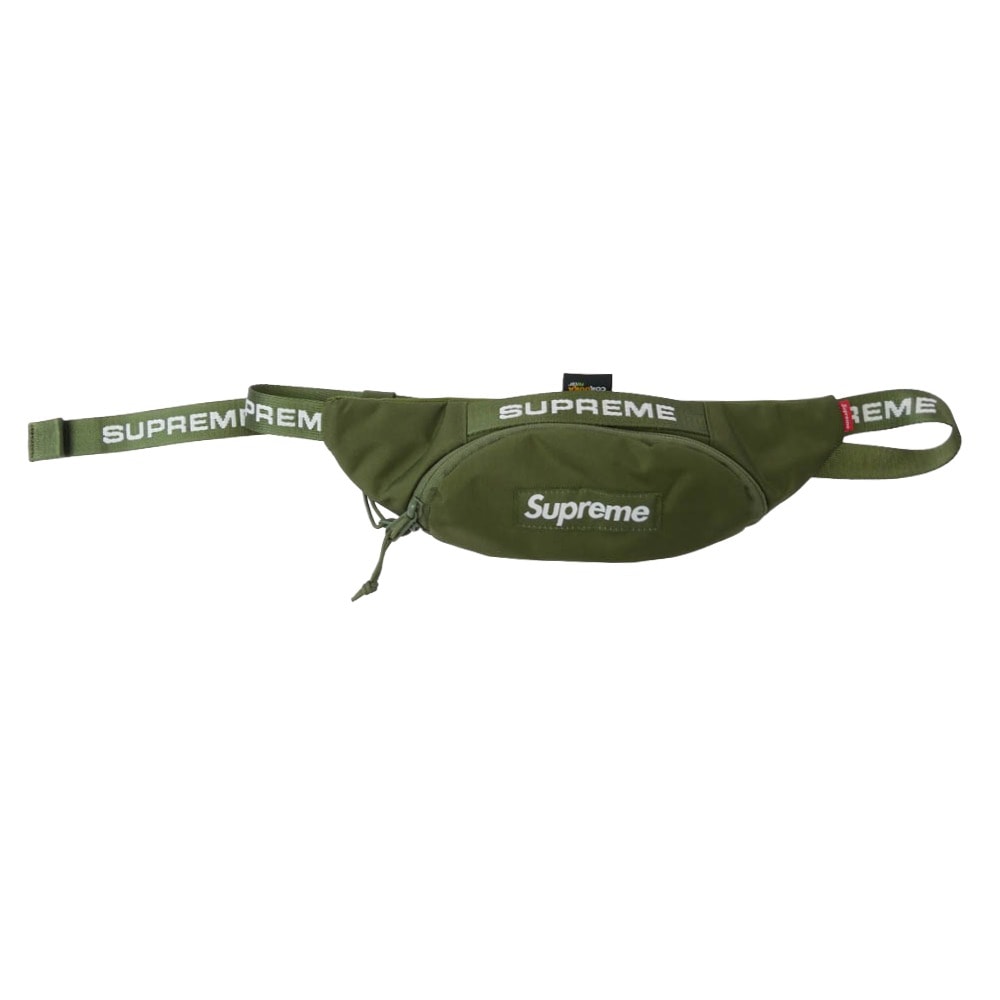 Supreme シュプリーム ショルダーバッグ 22AW Small Waist Bag CORDURA コーデュラ スモール ウエスト バッグ グリーン系【中古】