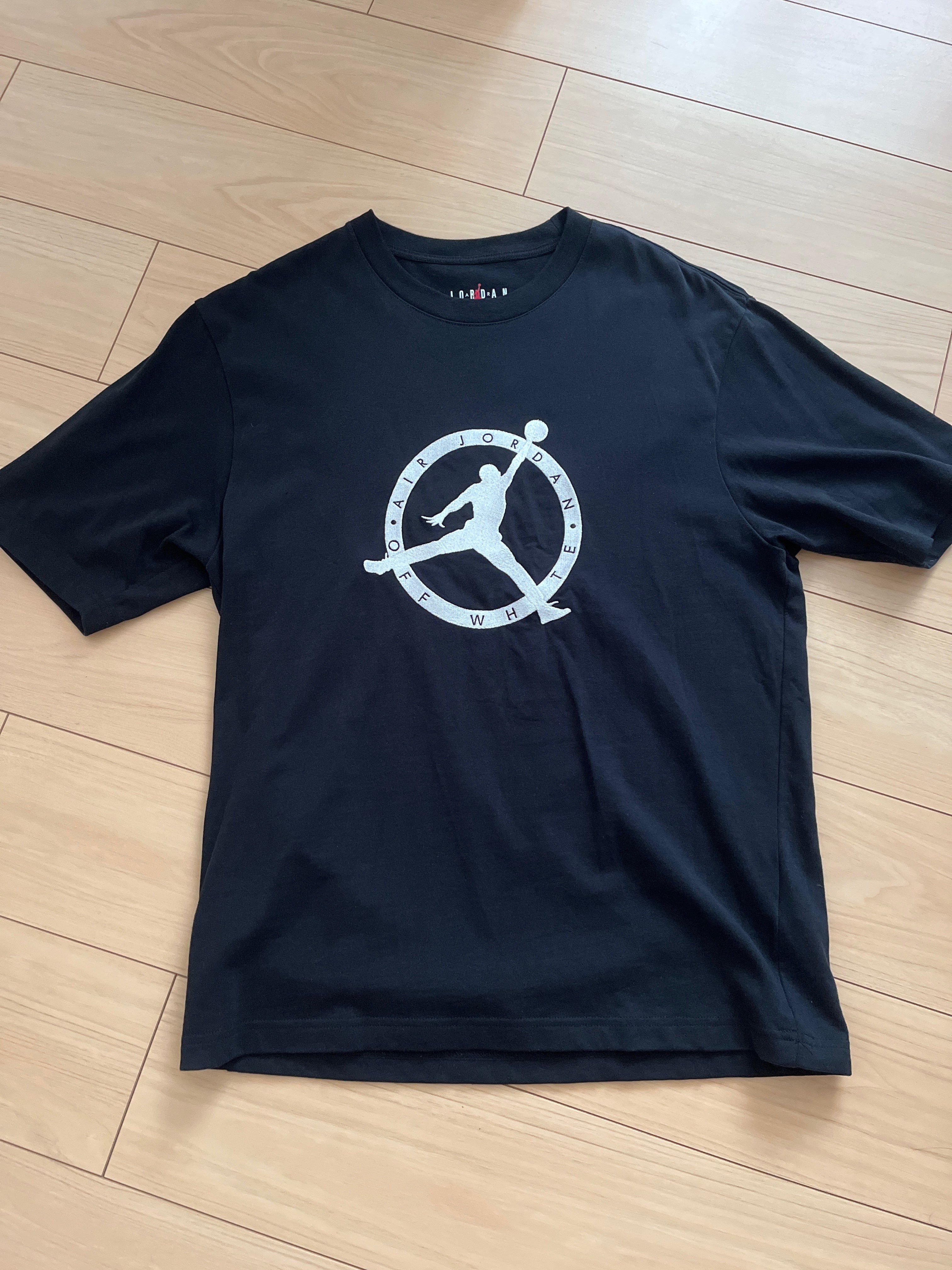 Air Jordan Off-WhiteTM️ Short Sleeve T-shrit "Black"