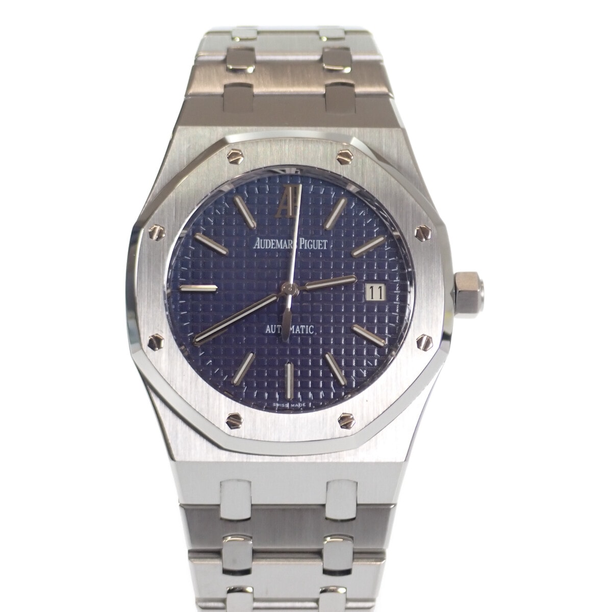 オーデマ・ピゲ AUDEMARS PIGUET ロイヤルオーク F番 15300ST.OO.1220ST.02 腕時計 ステンレススチール 自動巻き ブルー文字盤 メンズ【中古】【Aランク】