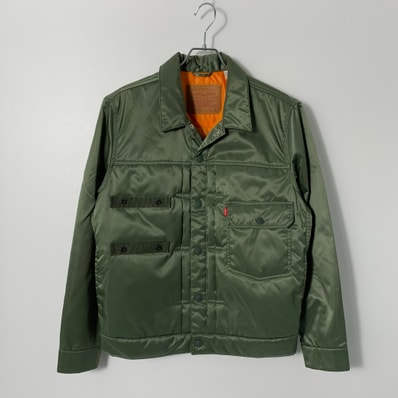 PORTER 85th x Levi's Type II Trucker Jacket "Sage Green"