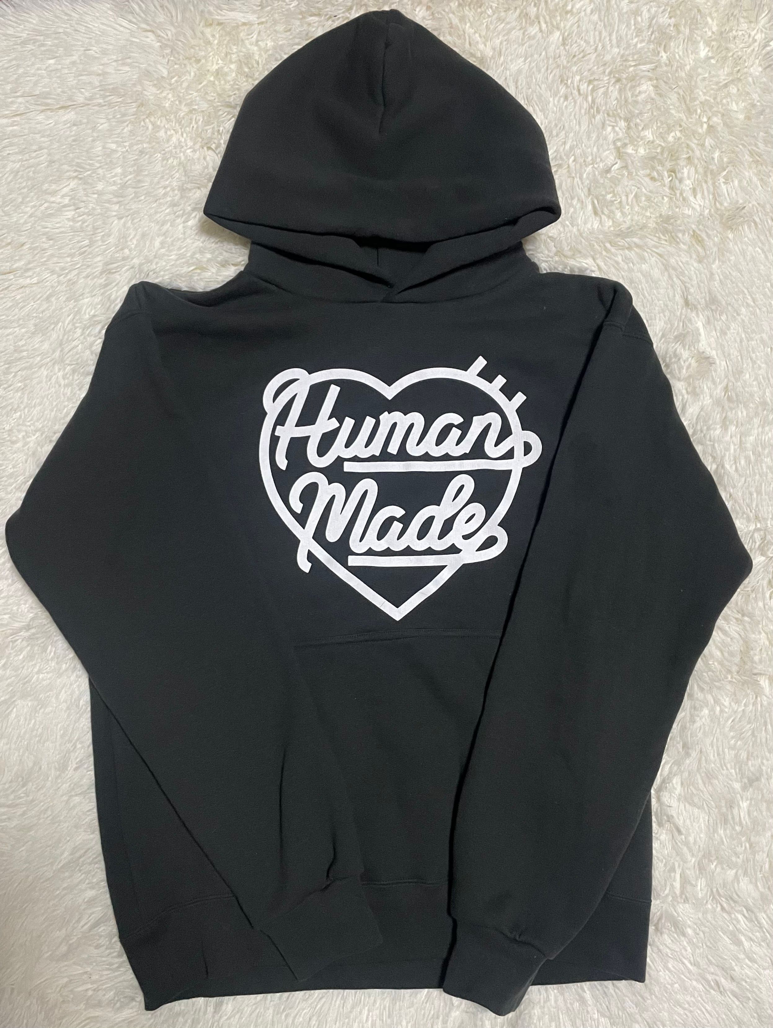 HUMAN MADE HEART SWEAT HOODIE "Black"