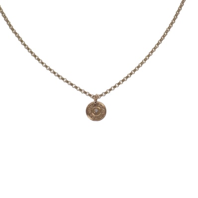 エルメス HERMES ガンバードクルードセル エクスリブリス H216330B_00 ネックレス K18ピンクゴールド ダイヤモンド レディース【中古】【Aランク】