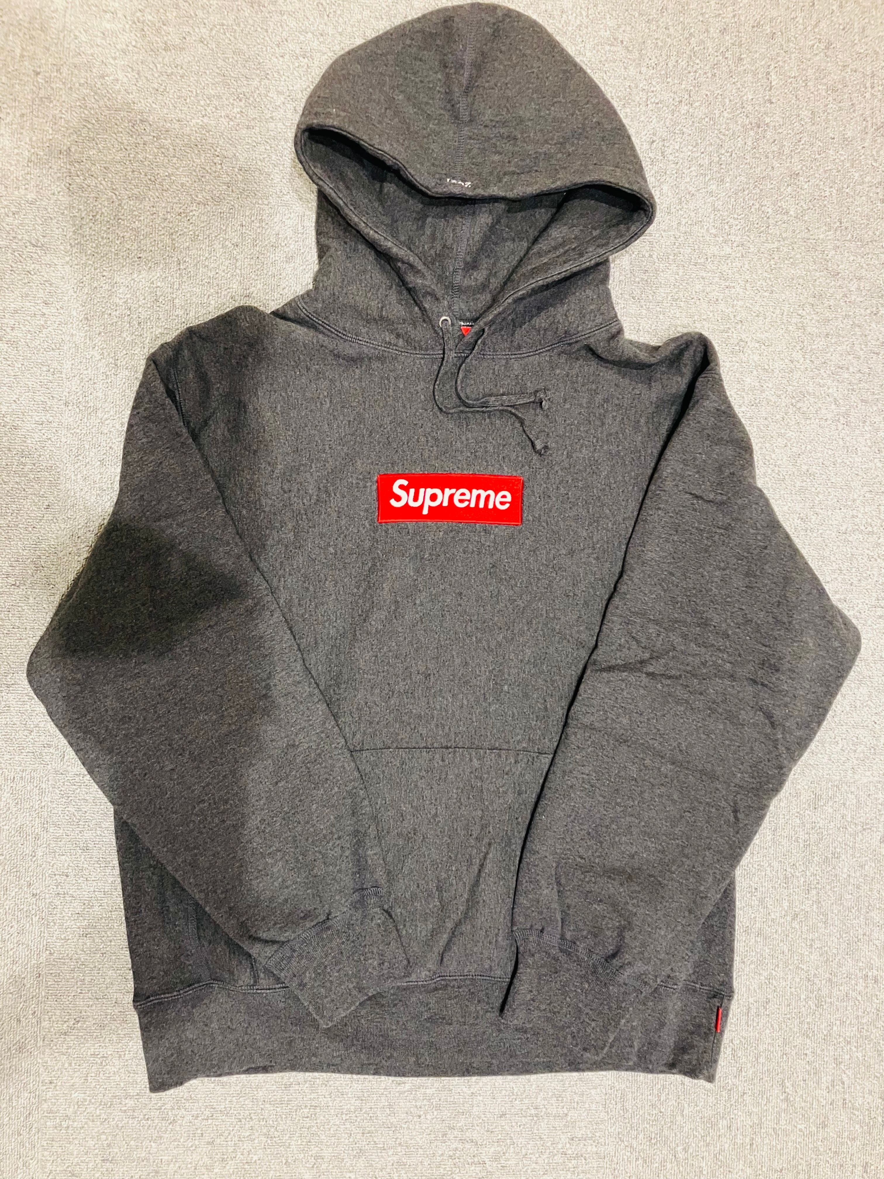 Supreme Box Logo Hooded Sweatshirt "Charcoal" (21FW)