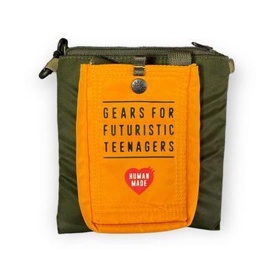 HUMAN MADE SHOULDER MINI HELMET BAG "Olive"