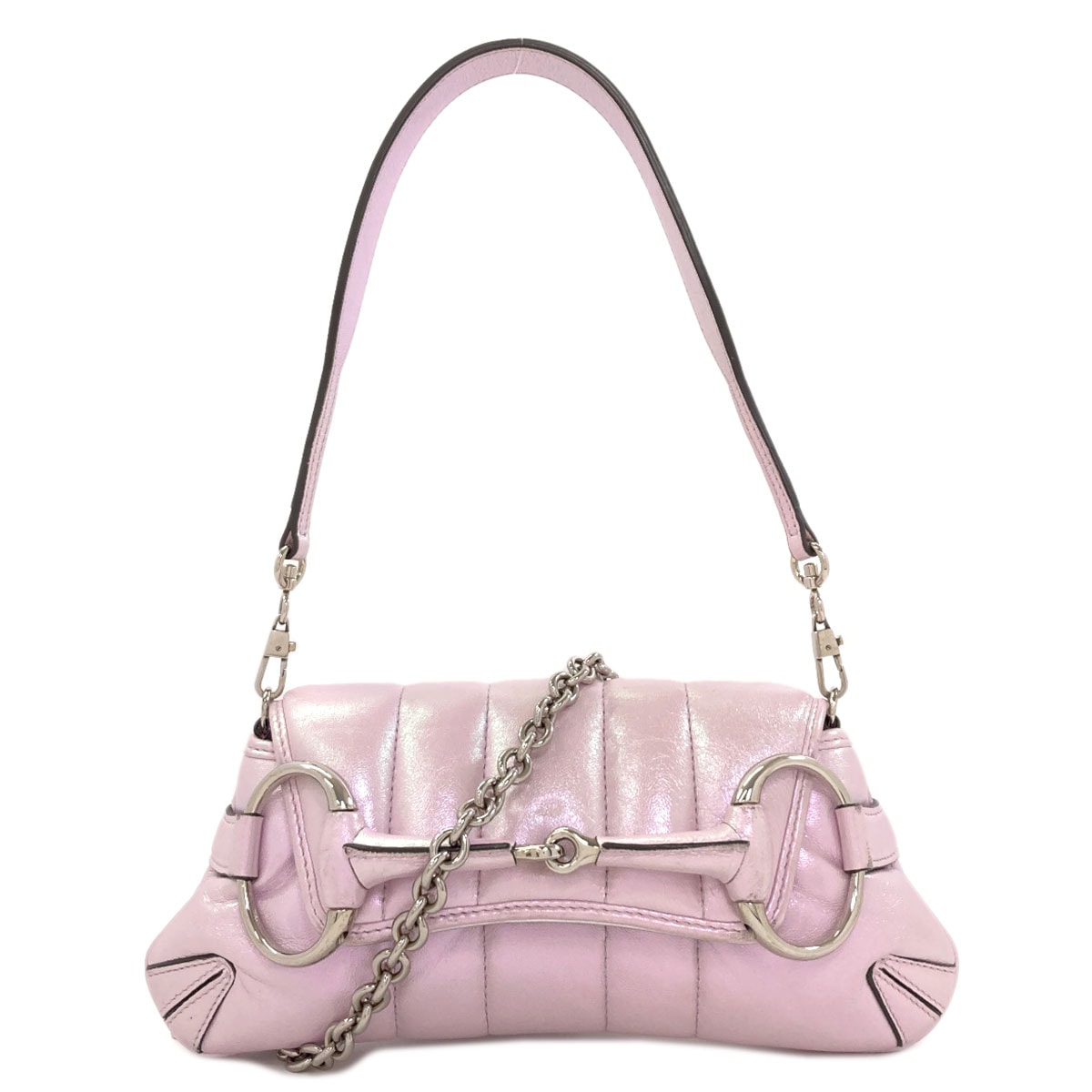 GUCCI グッチ 764339 ホースビット スモール ハンドバッグ カーフ レディース [中古]