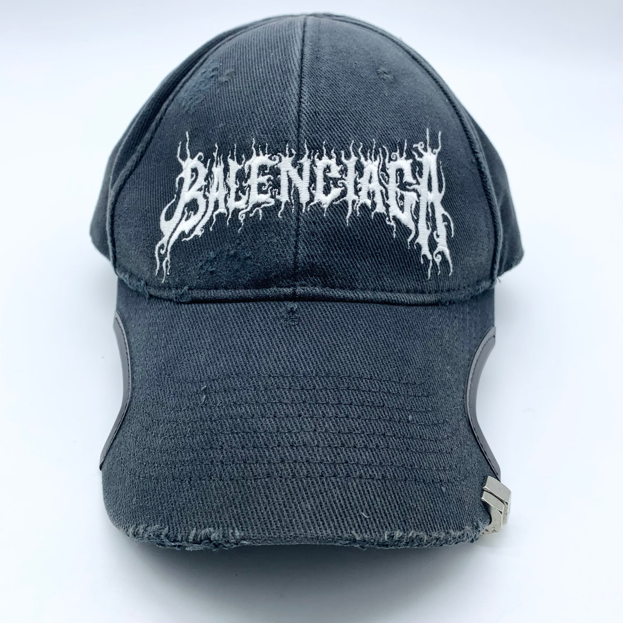 Balenciaga DIY Metal Logo Cap"Black"