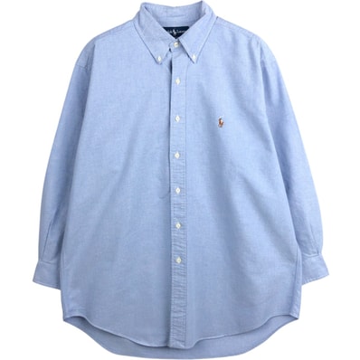 古着 ラルフローレン Ralph Lauren YARMOUTH 長袖 ボタンダウンシャツ メンズL相当/eaa662920