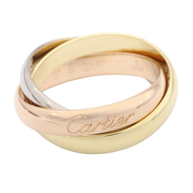 カルティエ CARTIER トリニティ リング クラシック リング・指輪 ジュエリー K18(イエローゴールド) K18WG(ホワイトゴールド) K18PG(ピンクゴールド) レディース ゴールド系 / シルバー系 B4234200 【中古】