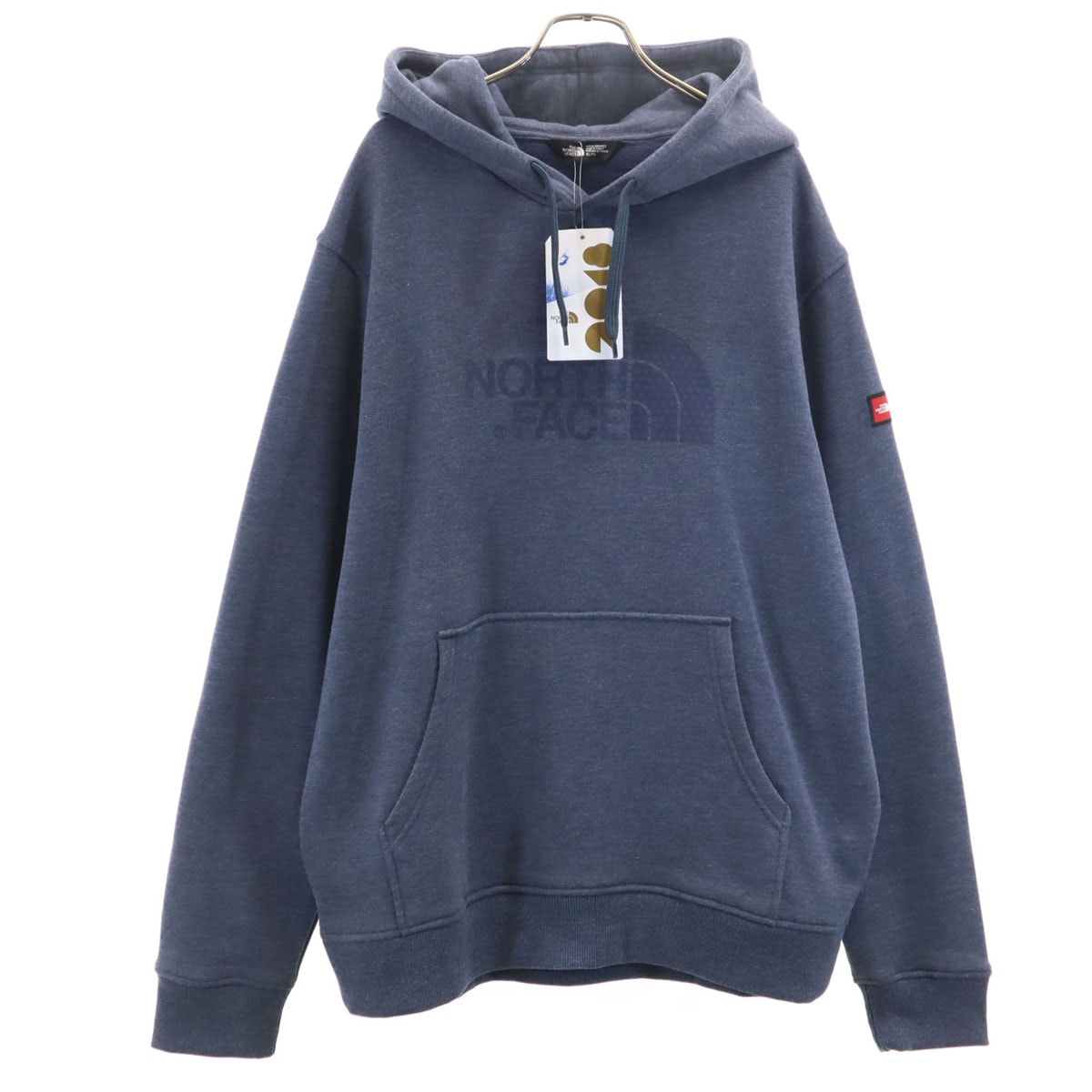 未使用 THE NORTH FACE ノースフェイス 長袖 スウェットパーカー XL ネイビー TR05 アウトドア