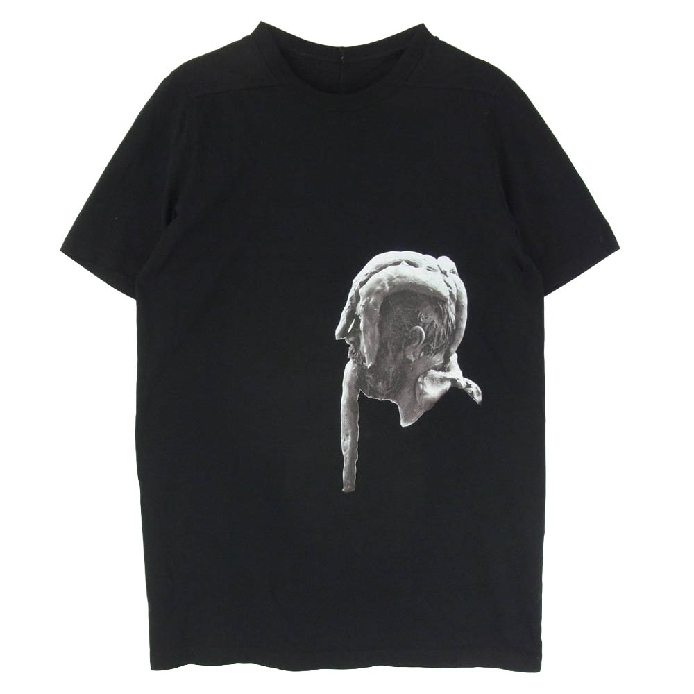 Rick Owens リックオウエンス Tシャツ 20SS RR20S7264-RNEP11 Drkshdw Houseago Print Level Tee トーマスハウセゴ プリント 半袖 レベルTシャツ ブラック系 M【中古】