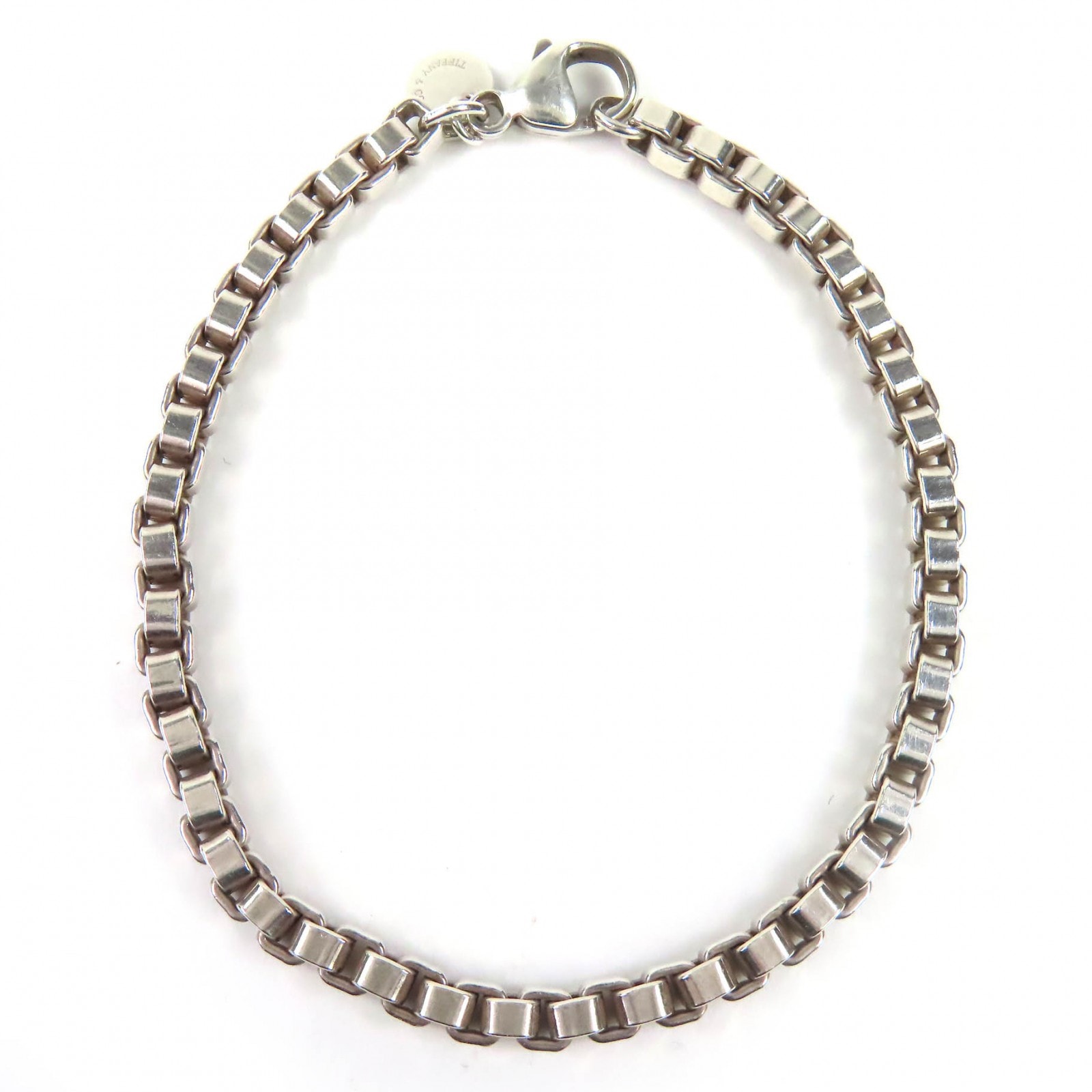 美品 ティファニー ブレスレット ベネチアン チェーン SV925 19cm