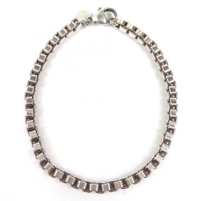 美品 ティファニー ブレスレット ベネチアン チェーン SV925 19cm