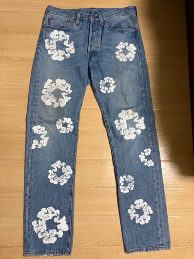 LEVI'S x Denim Tears The Cotton Wreath Jean "Light Wash"