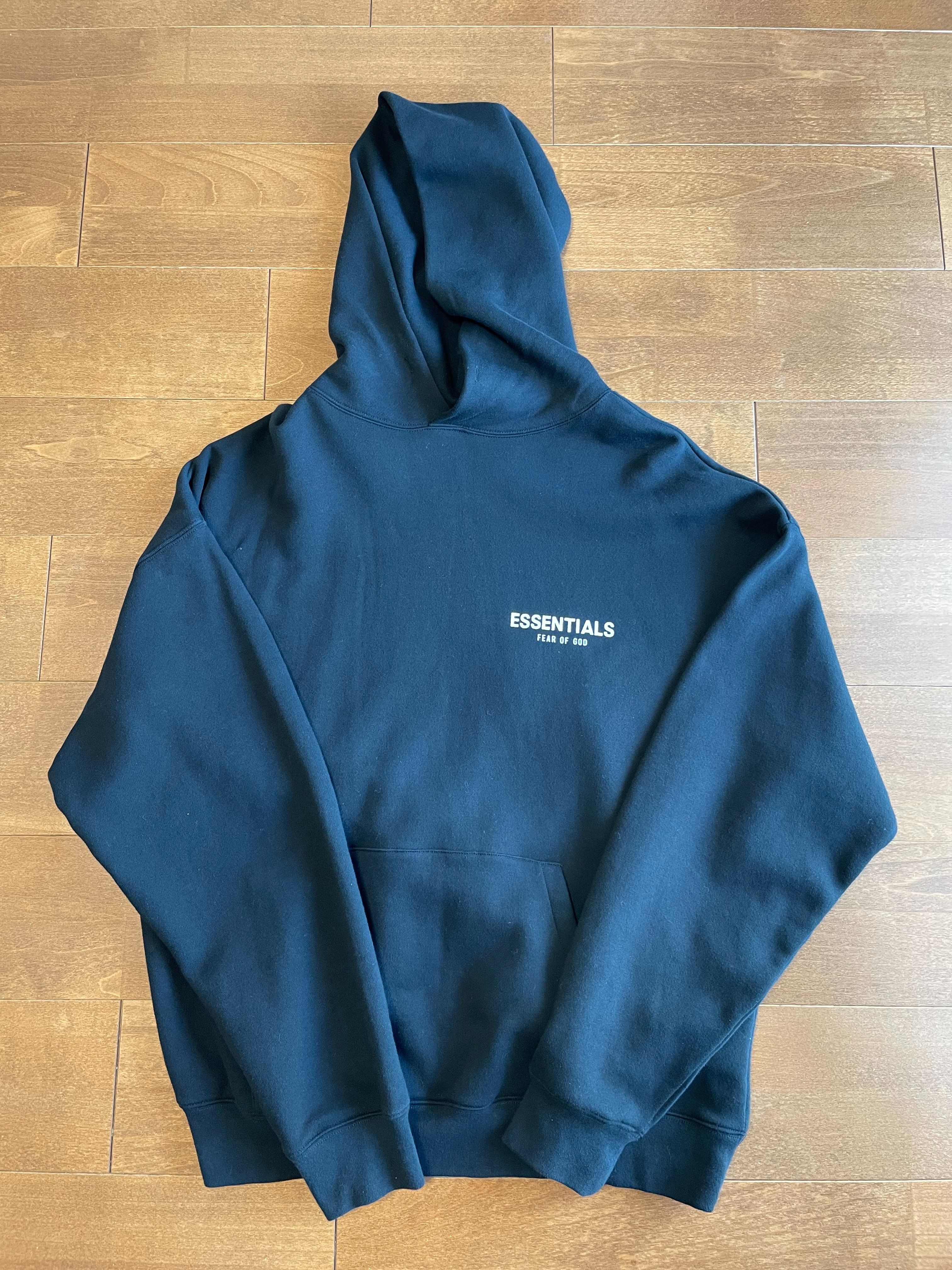 FEAR OF GOD ESSENTIALS PULLOVER HOODIE "Black"