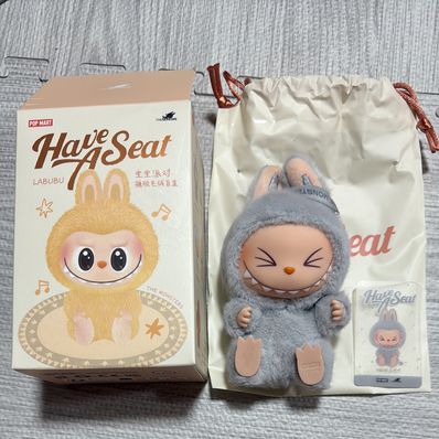 POP MART THE MONSTERS (LABUBU) Have a Seat Plush Series HEHE