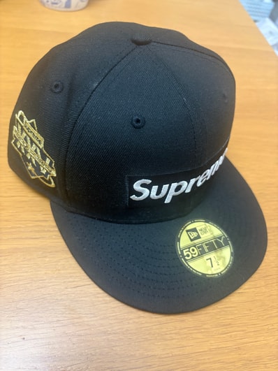 Supreme Championship Box Logo New Era "Black"