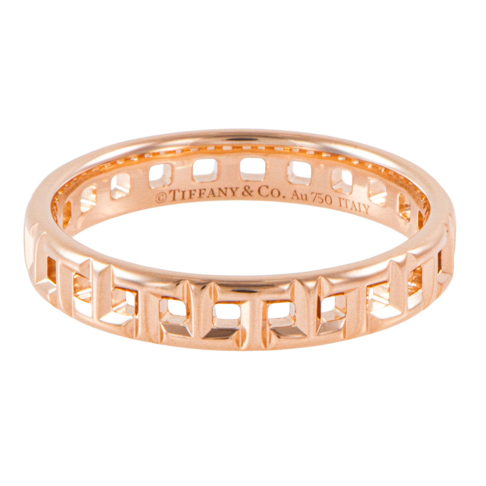 TIFFANY&Co. ティファニー T トゥルー ナロー リング・指輪 11.5号 ゴールド【中古】