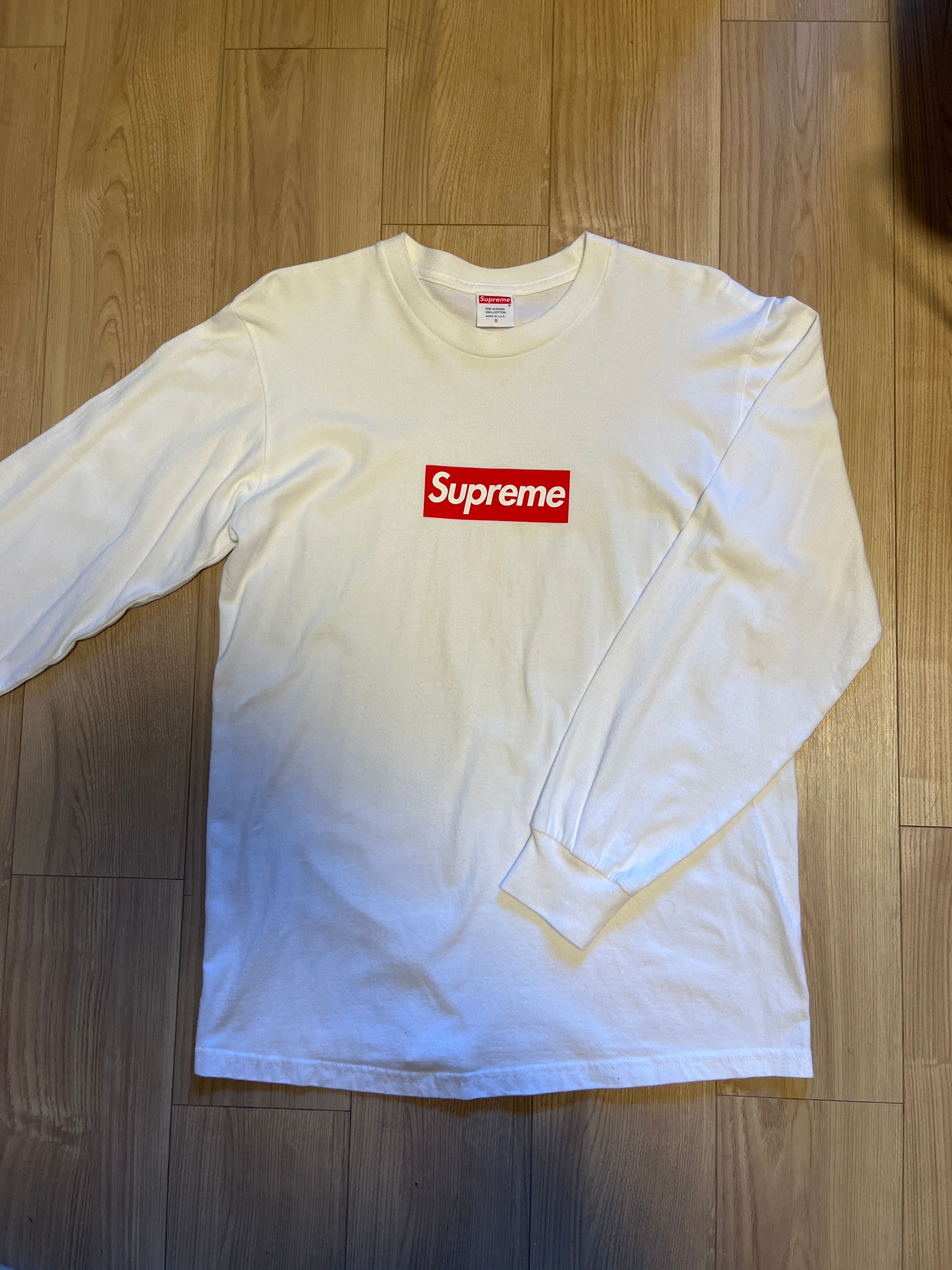 Supreme Box Logo L/S Tee "White"