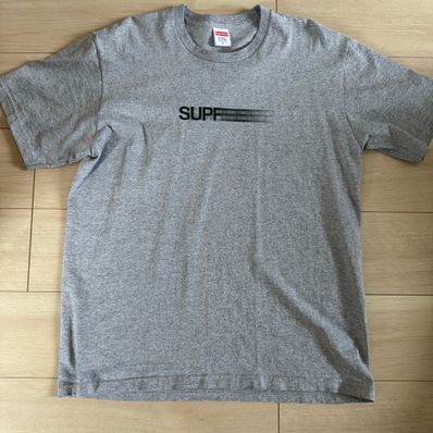 Supreme Motion Logo Tee "Heather Grey" (23SS)