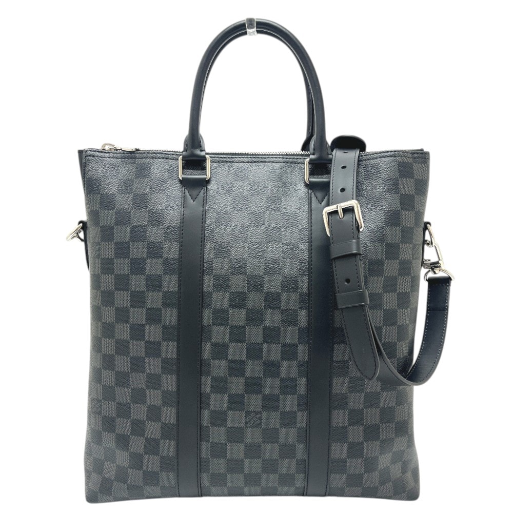 ルイヴィトン LOUIS VUITTON アントン N40000 カバン 2WAY 肩掛け ビジネスバッグ ハンドバッグ トートバッグ ダミエグラフィットキャンバス ノワール ブラック