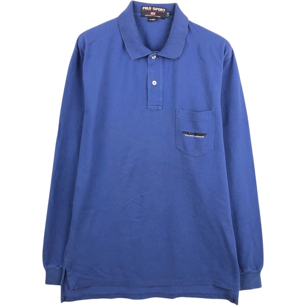 古着 ラルフローレン Ralph Lauren POLO SPORT ポロスポーツ 長袖 ポロシャツ カナダ製 メンズL相当/eaa667188