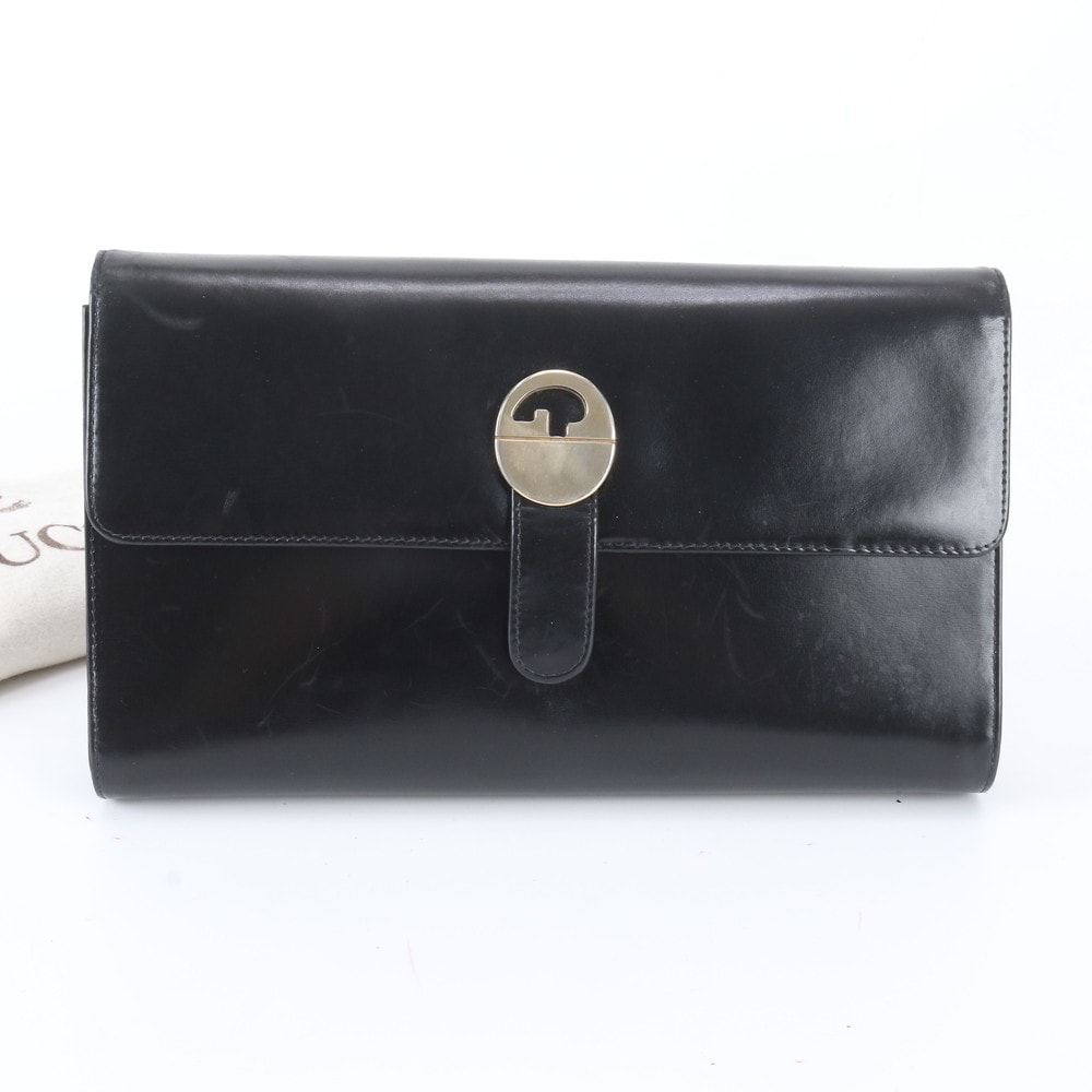 ■美品 グッチ クラッチ バッグ レザー