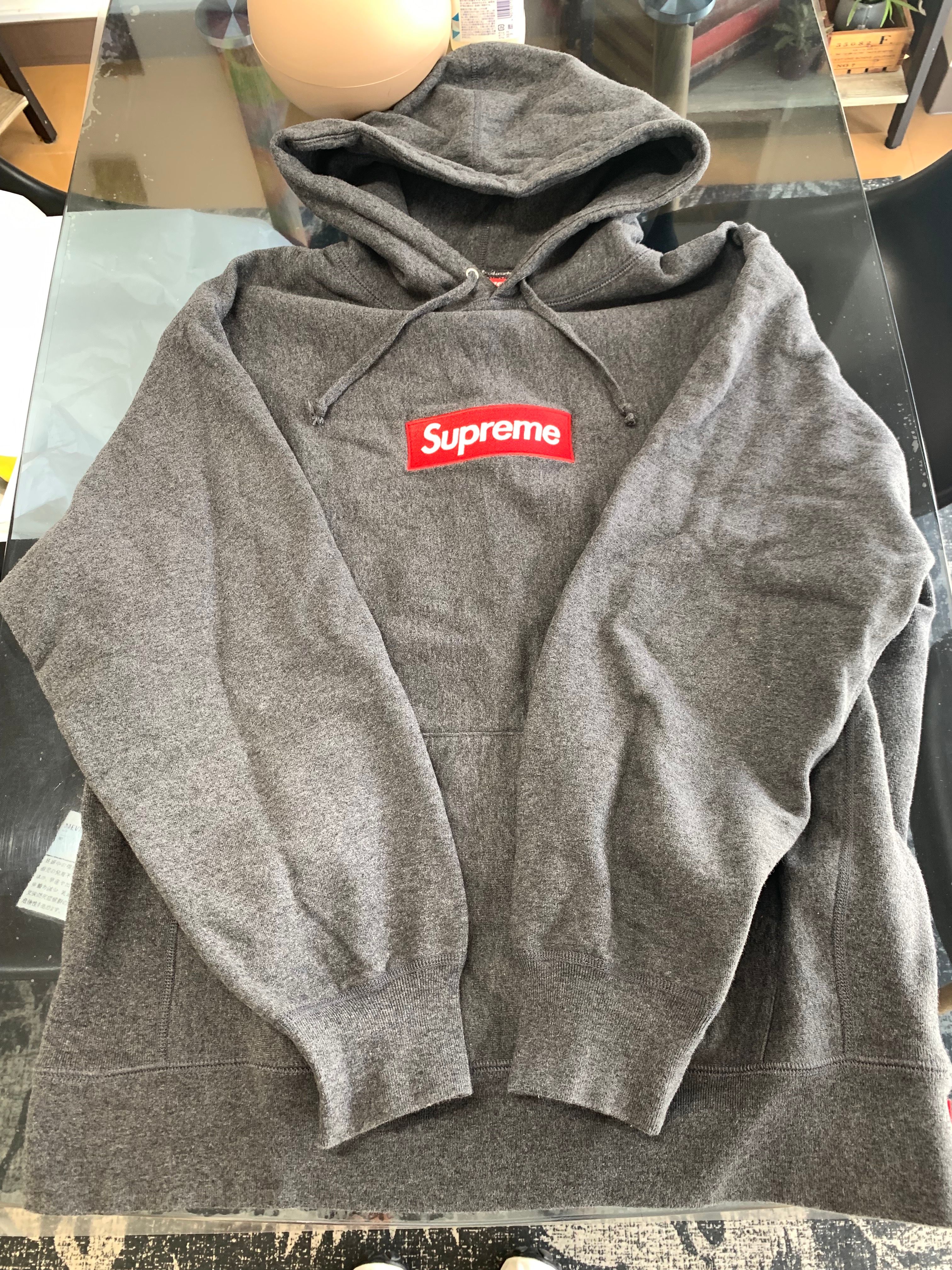 Supreme Box Logo Hooded Sweatshirt "Charcoal" (21FW)