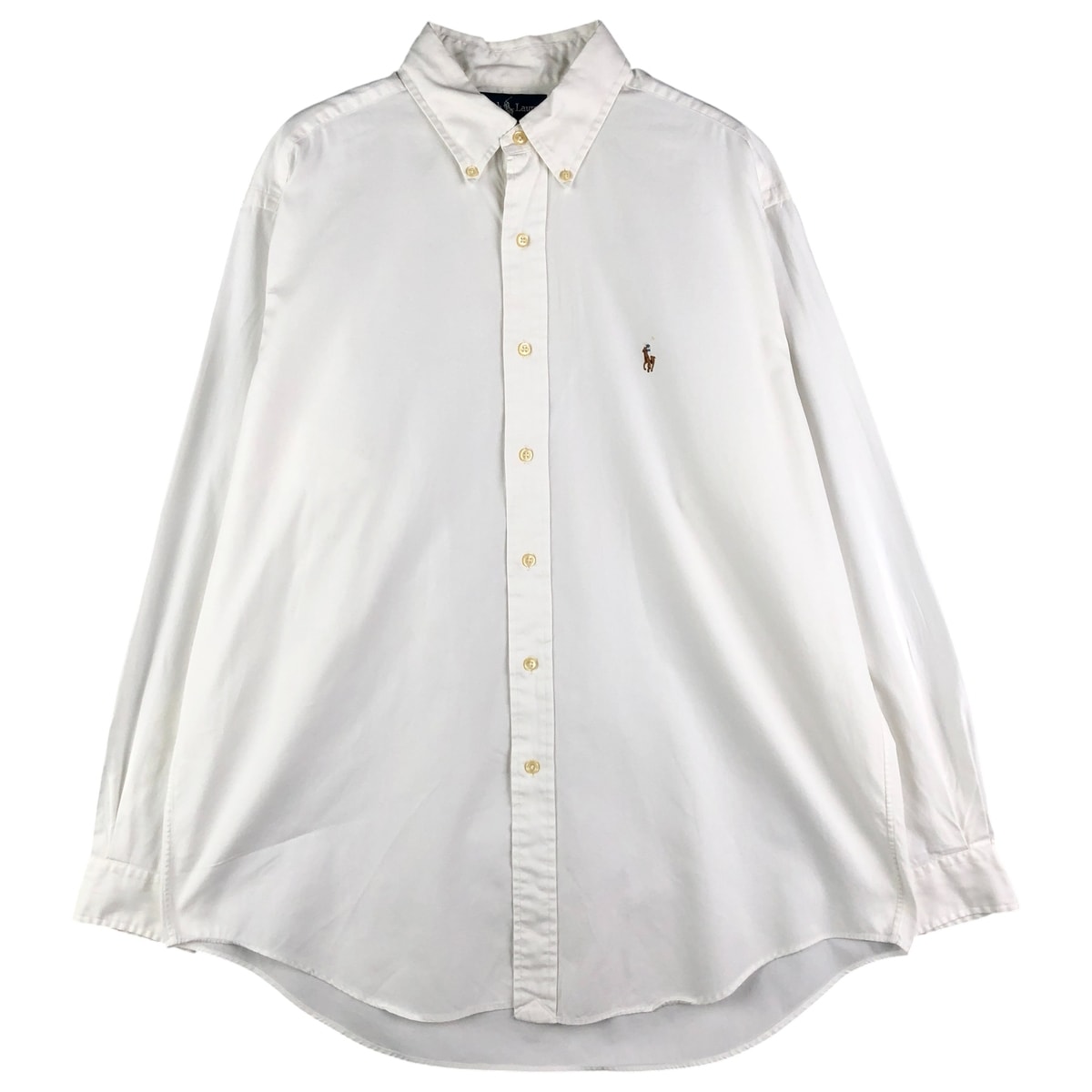 古着 ラルフローレン Ralph Lauren YARMOUTH 長袖 ボタンダウンシャツ メンズL相当/eaa602881