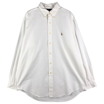 古着 ラルフローレン Ralph Lauren YARMOUTH 長袖 ボタンダウンシャツ メンズL相当/eaa602881