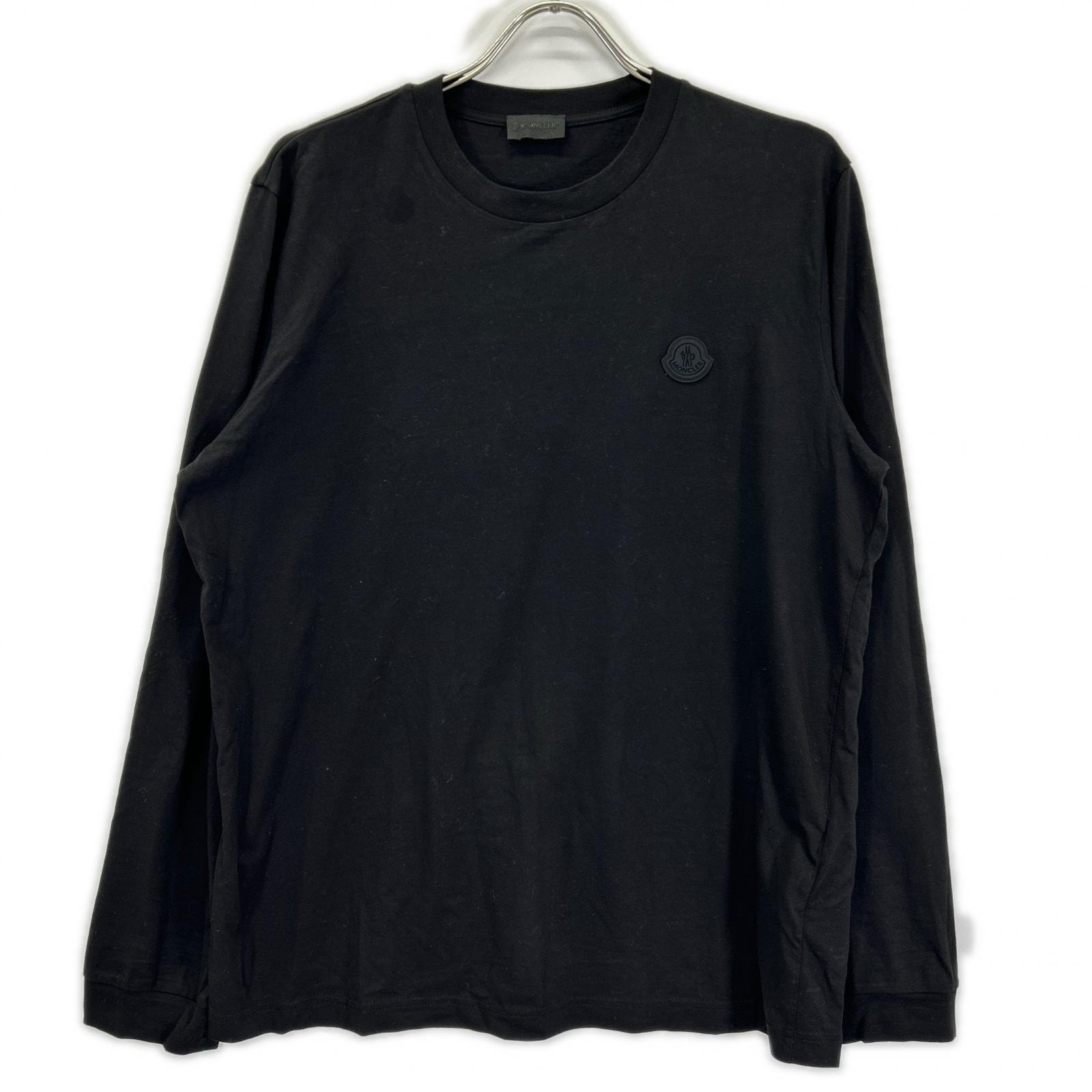 モンクレール 【24年製】J20918D00008 LS T-SHIRT ロゴワッペン 長袖Tシャツ S