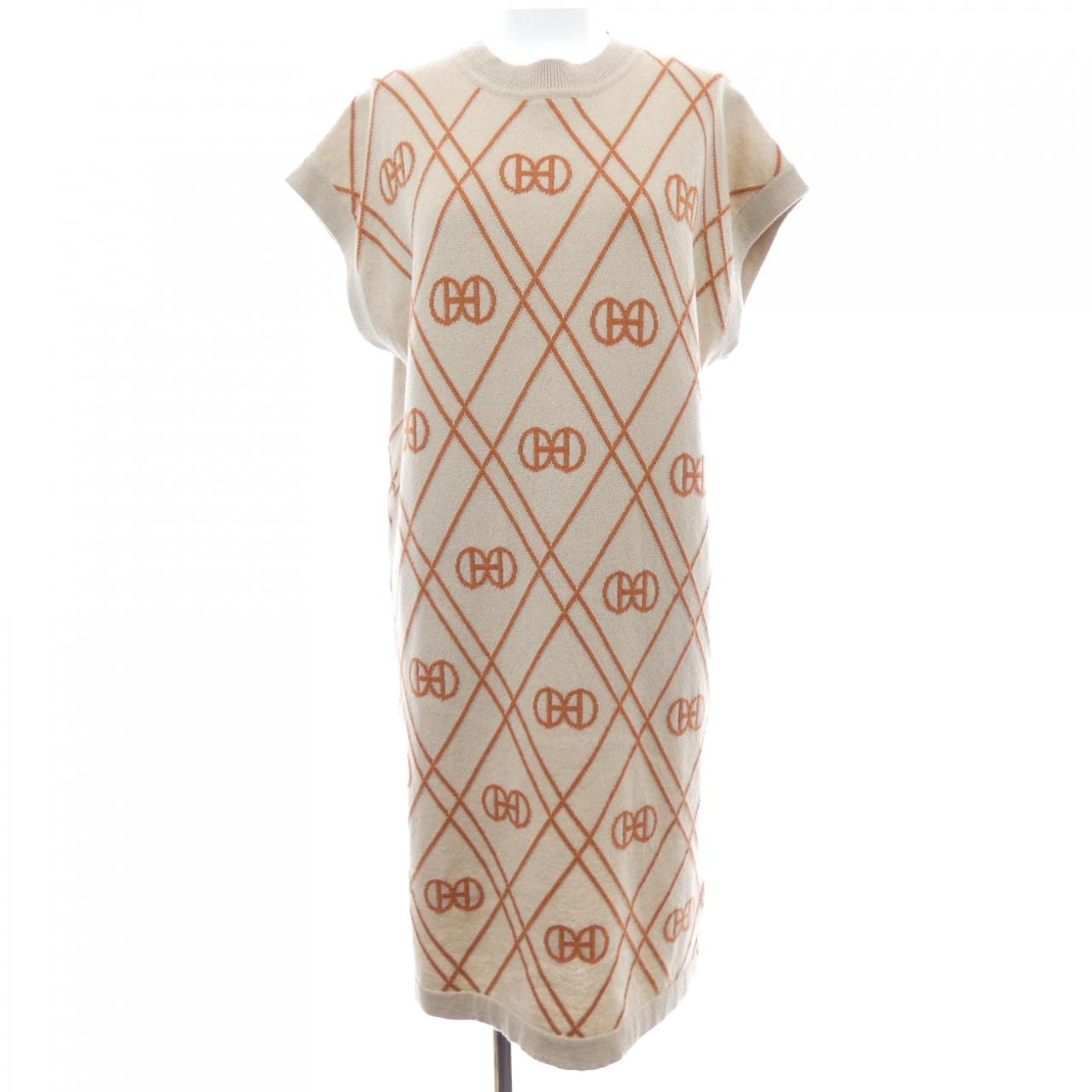 エルメス HERMES ラウンドH 2E2513DT ワンピース