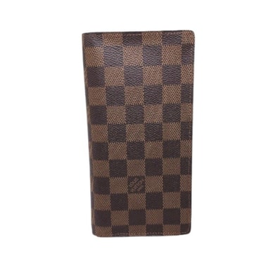 ルイヴィトン LOUIS VUITTON ポルトフォイユ・ブラザ N60017 ダミエ 二つ折り財布