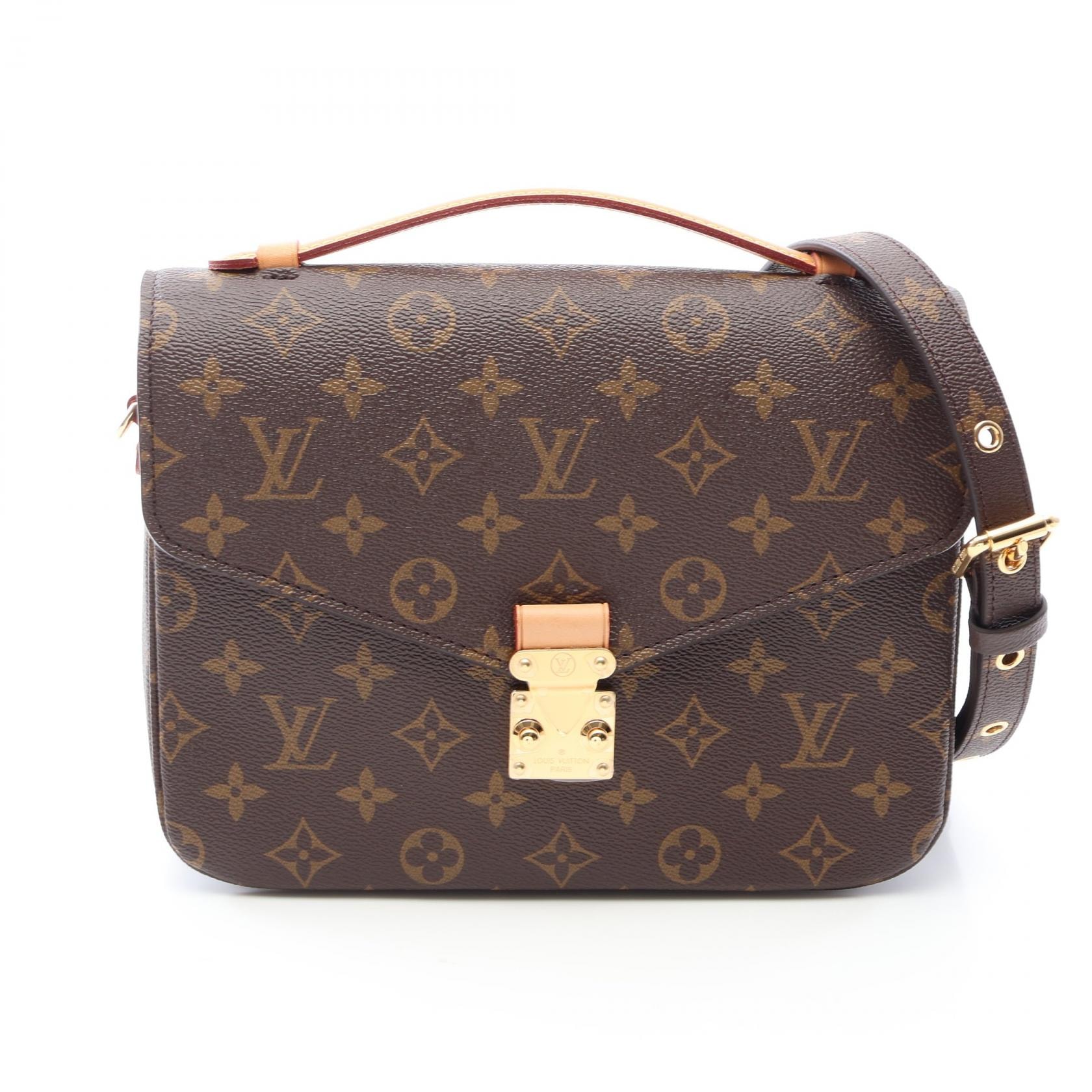 ルイ・ヴィトン LOUIS VUITTON ポシェット メティス MM 2WAY ハンドバッグ バッグ PVCコーティングキャンバス レザー モノグラム レディース ブラウン系 M44875 【中古】