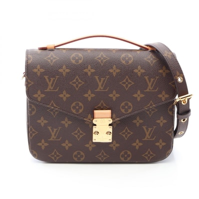 ルイ・ヴィトン LOUIS VUITTON ポシェット メティス MM 2WAY ハンドバッグ バッグ PVCコーティングキャンバス レザー モノグラム レディース ブラウン系 M44875 【中古】