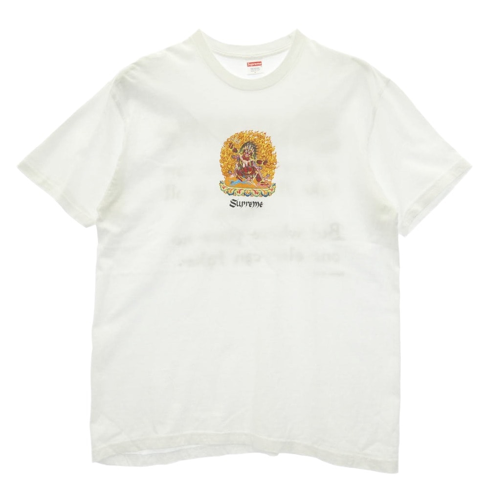 Supreme シュプリーム 22SS Person tee パーソン フロント バック プリント Tシャツ 半袖 カットソー ホワイト系 L【中古】