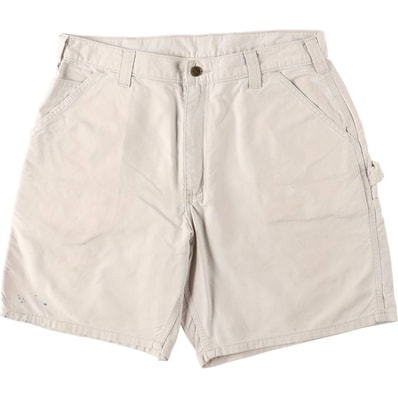 古着 カーハート Carhartt ORIGINAL FIT ダック地ペインターショーツ ショートパンツ メンズw35相当/eaa669708